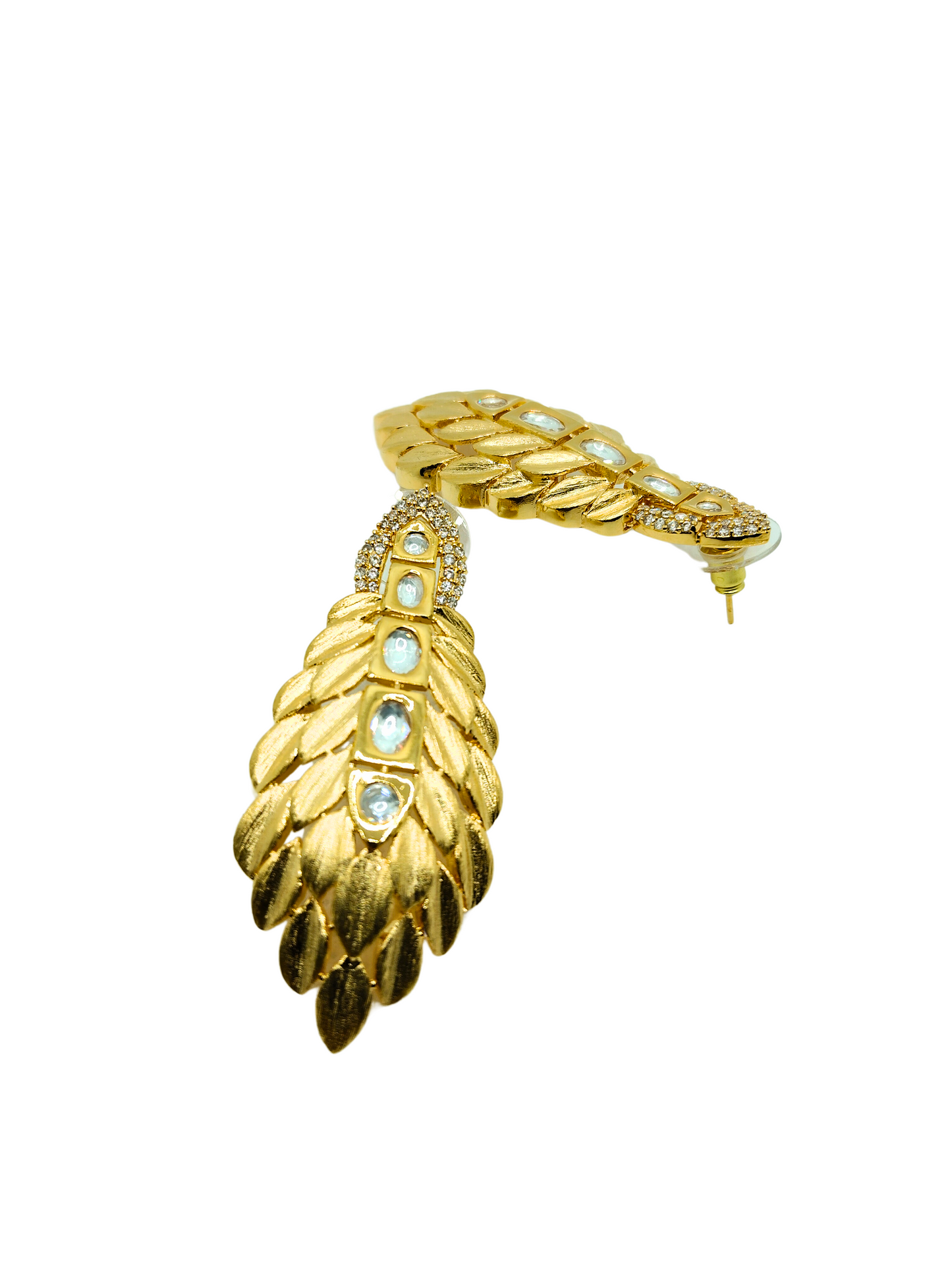 WHITE SUNAHRI AD EARRING - 60% OFF