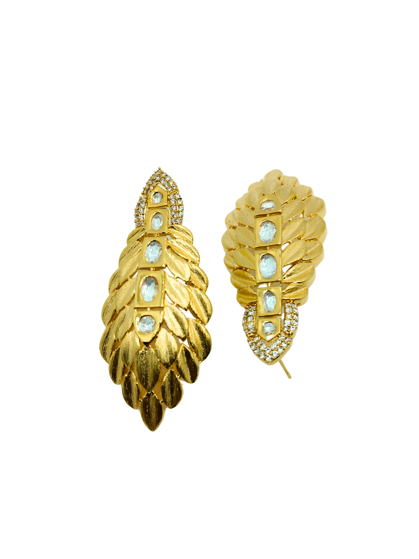 WHITE SUNAHRI AD EARRING - 60% OFF