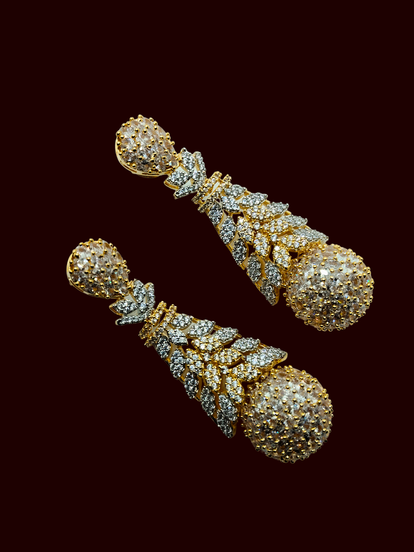 WHITE RATI AD EARRING - 65% OFF