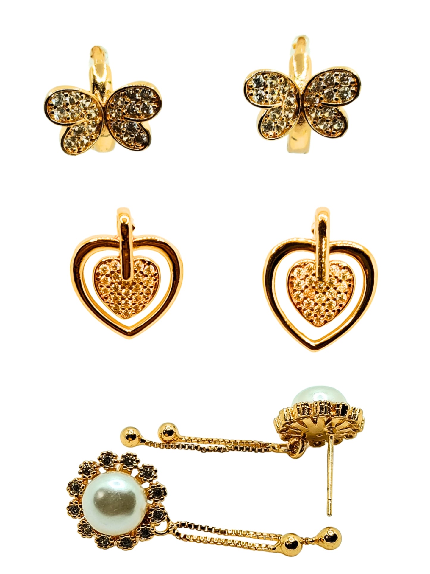 OFFER GOLD KANISHKA AD EARRINGS