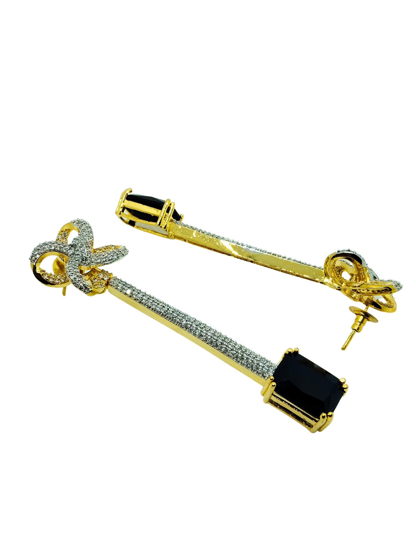 BLACK JENNIFER AD EARRING - 55% OFF