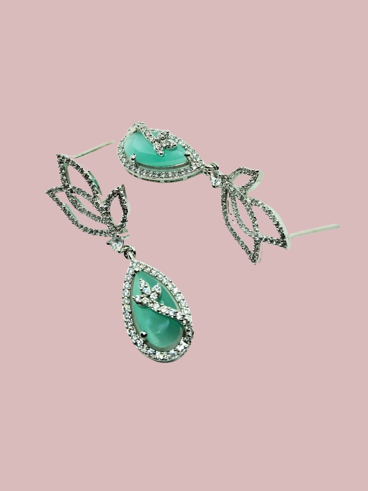LIGHT GREEN AARON AD DANGLER - 55% OFF