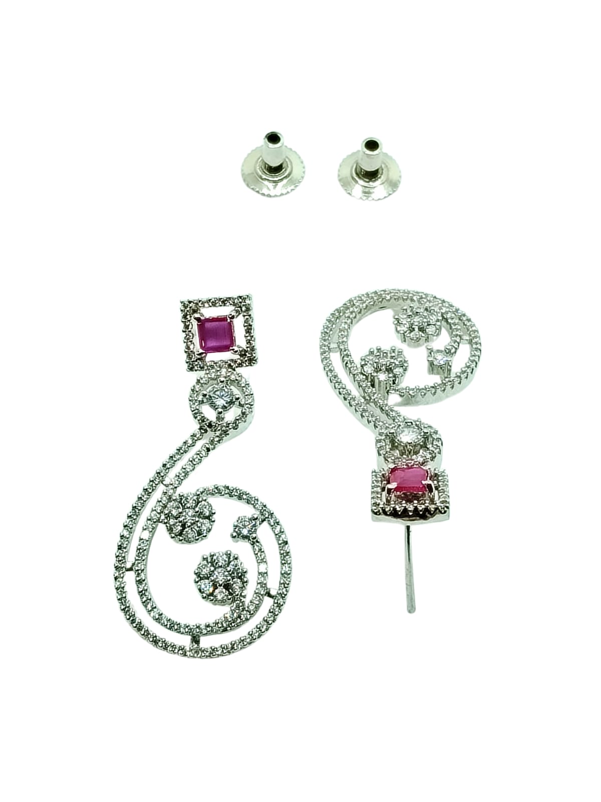 RUBY SAVI AD EARRING