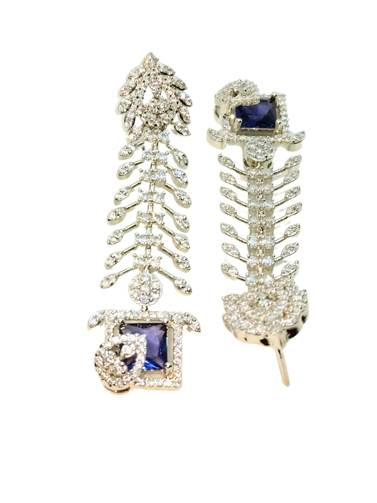 PURPLE JASMINE AD LONG EARRING - 55% OFF