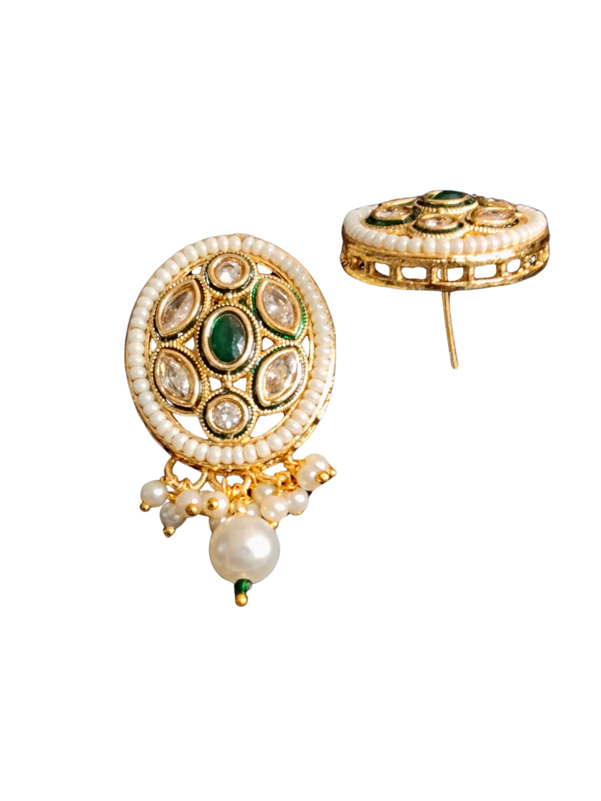EMERALD MYRA KUNDAN CHOKER - 55% OFF