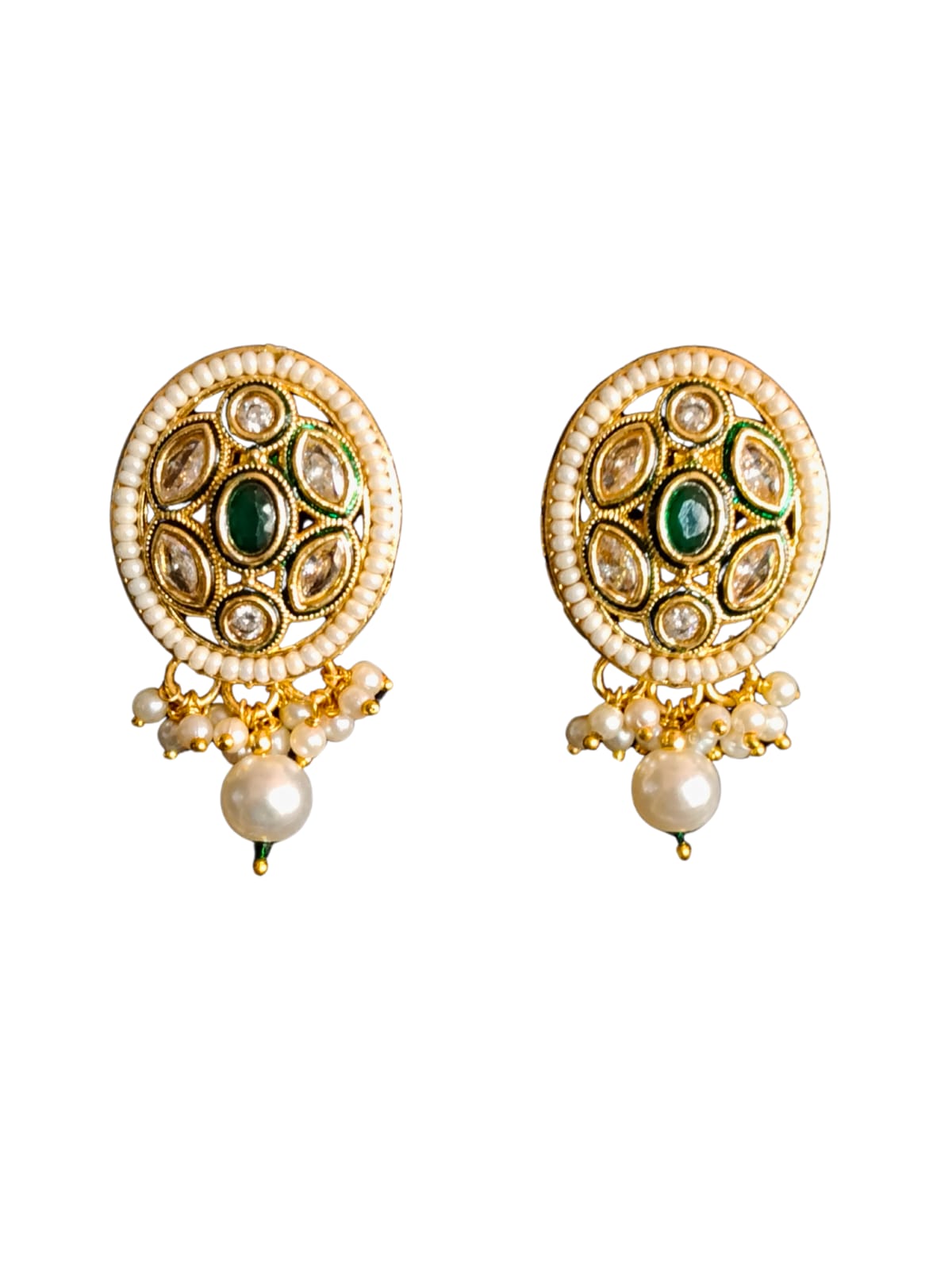 EMERALD MYRA KUNDAN CHOKER - 55% OFF