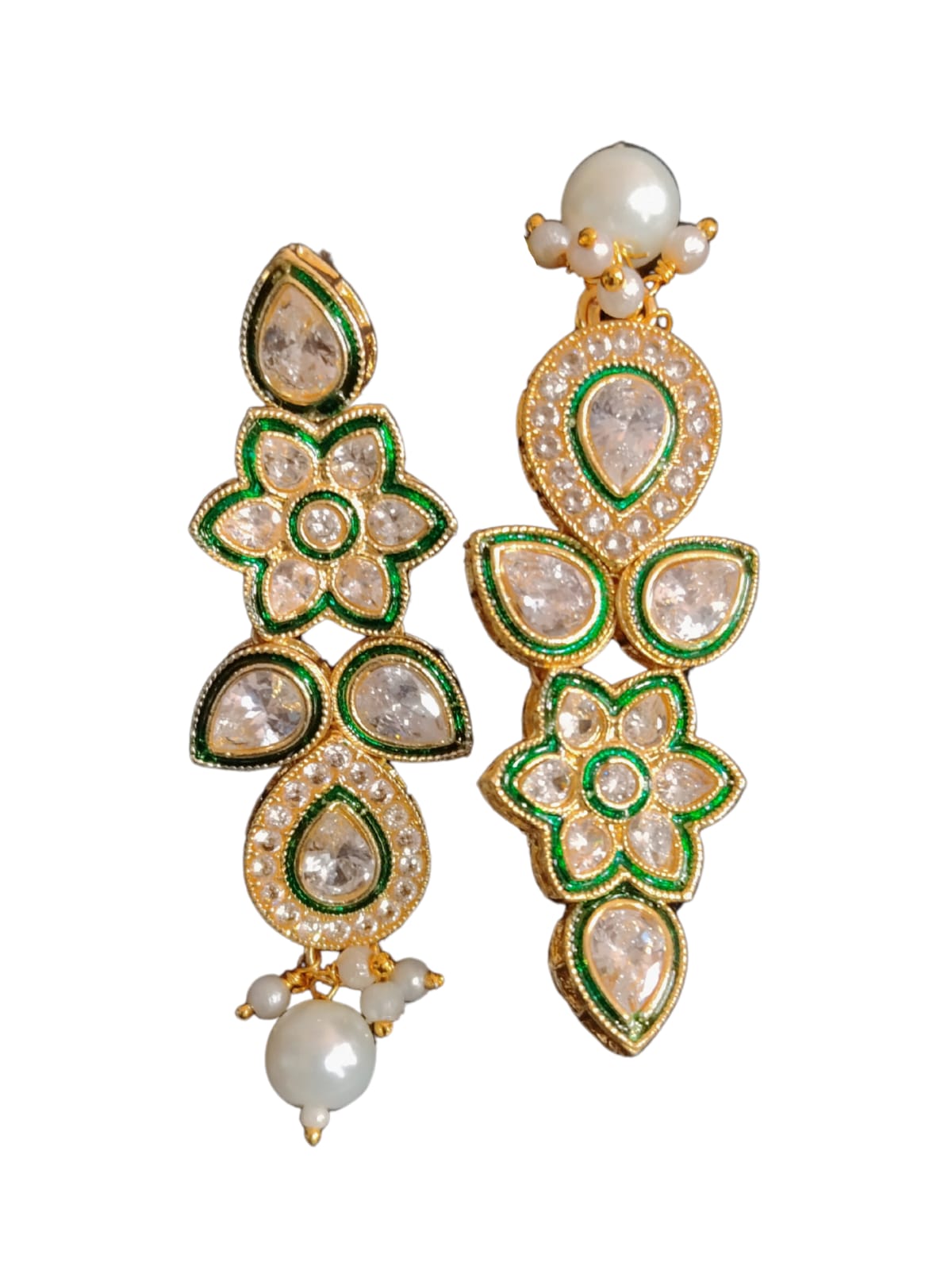 WHITE RADHYA LONG PEARL NECKLACE - 55% OFF