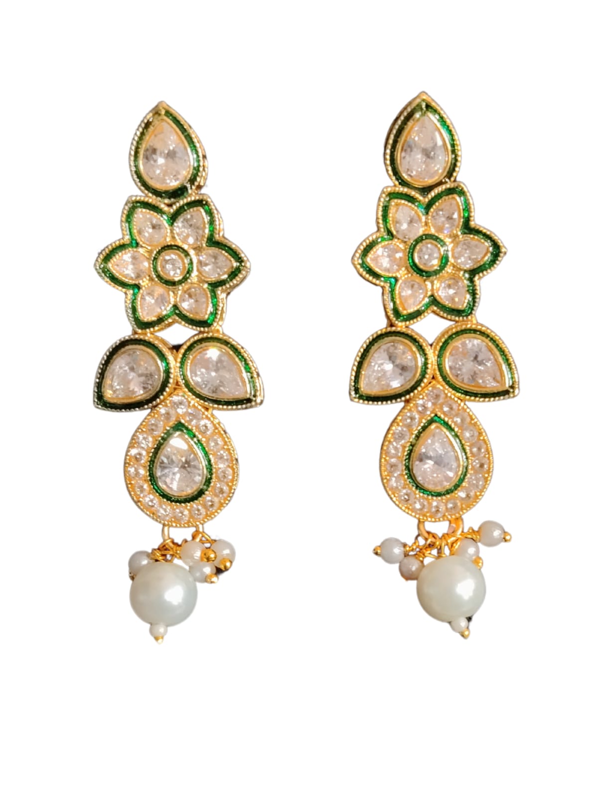 WHITE RADHYA LONG PEARL NECKLACE - 55% OFF