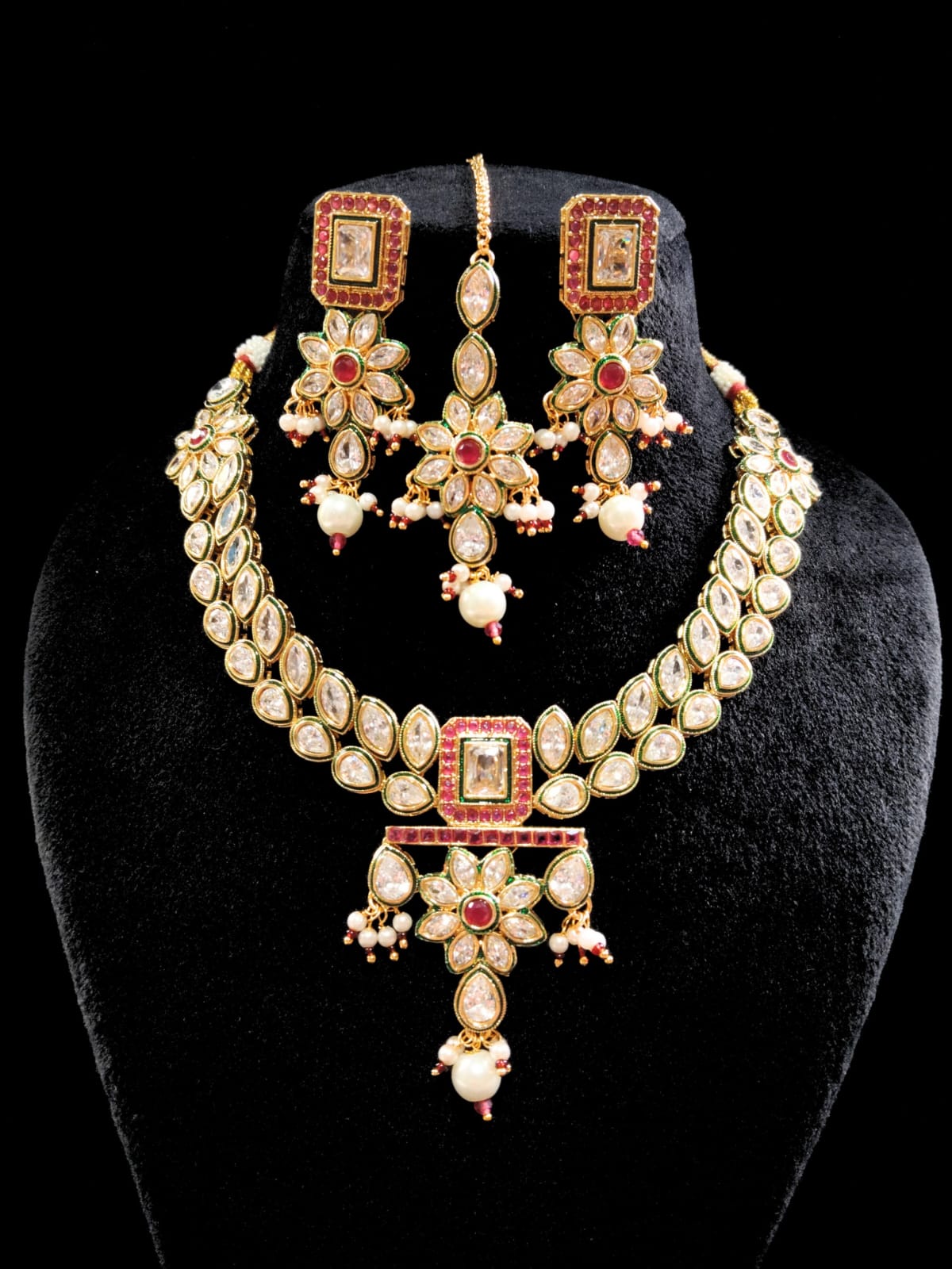 RUBY GARIMA KUNDAN CHOKER - 55% OFF