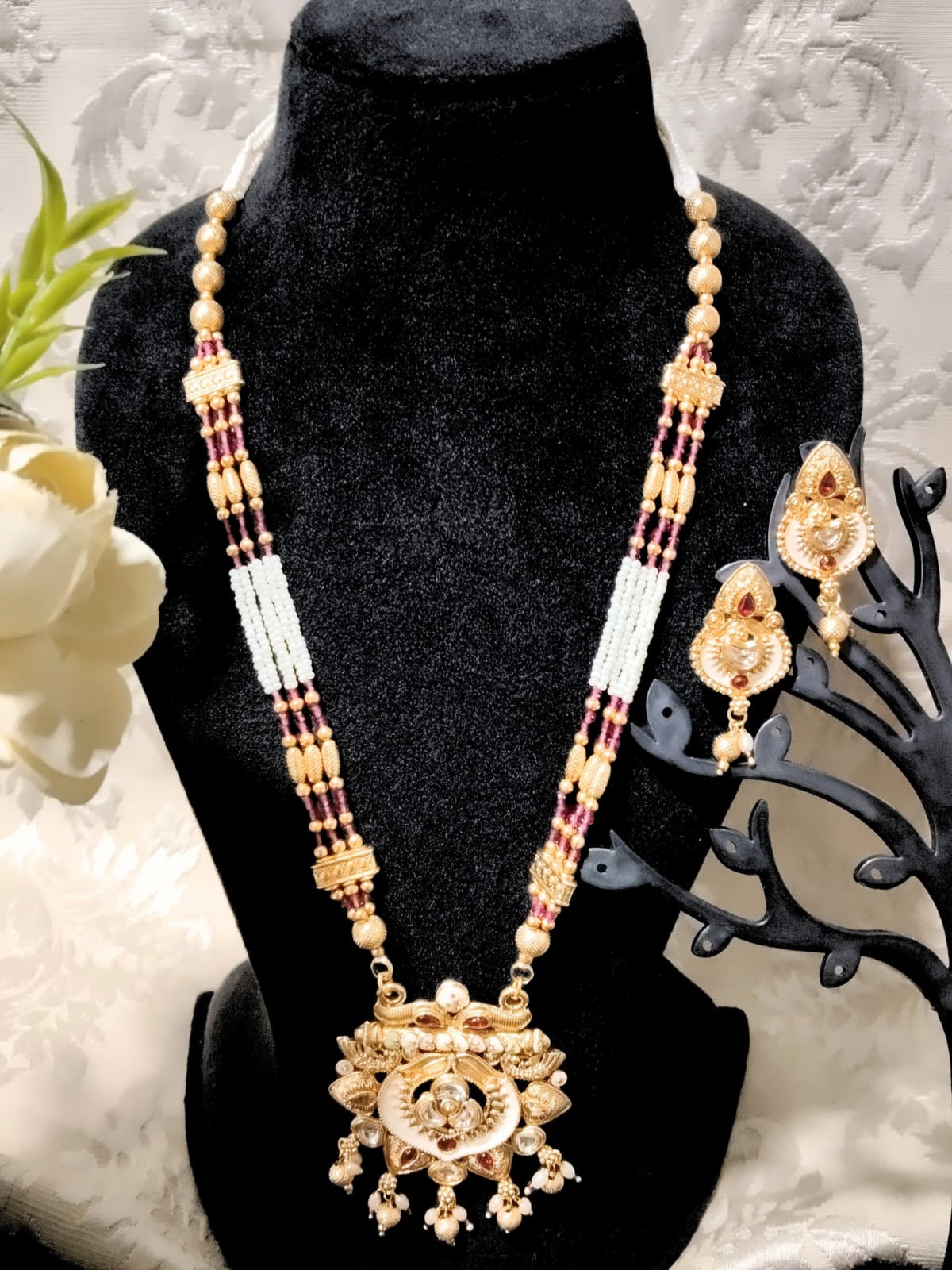RAJWADI IRA NECKLACE SET - 60% OFF