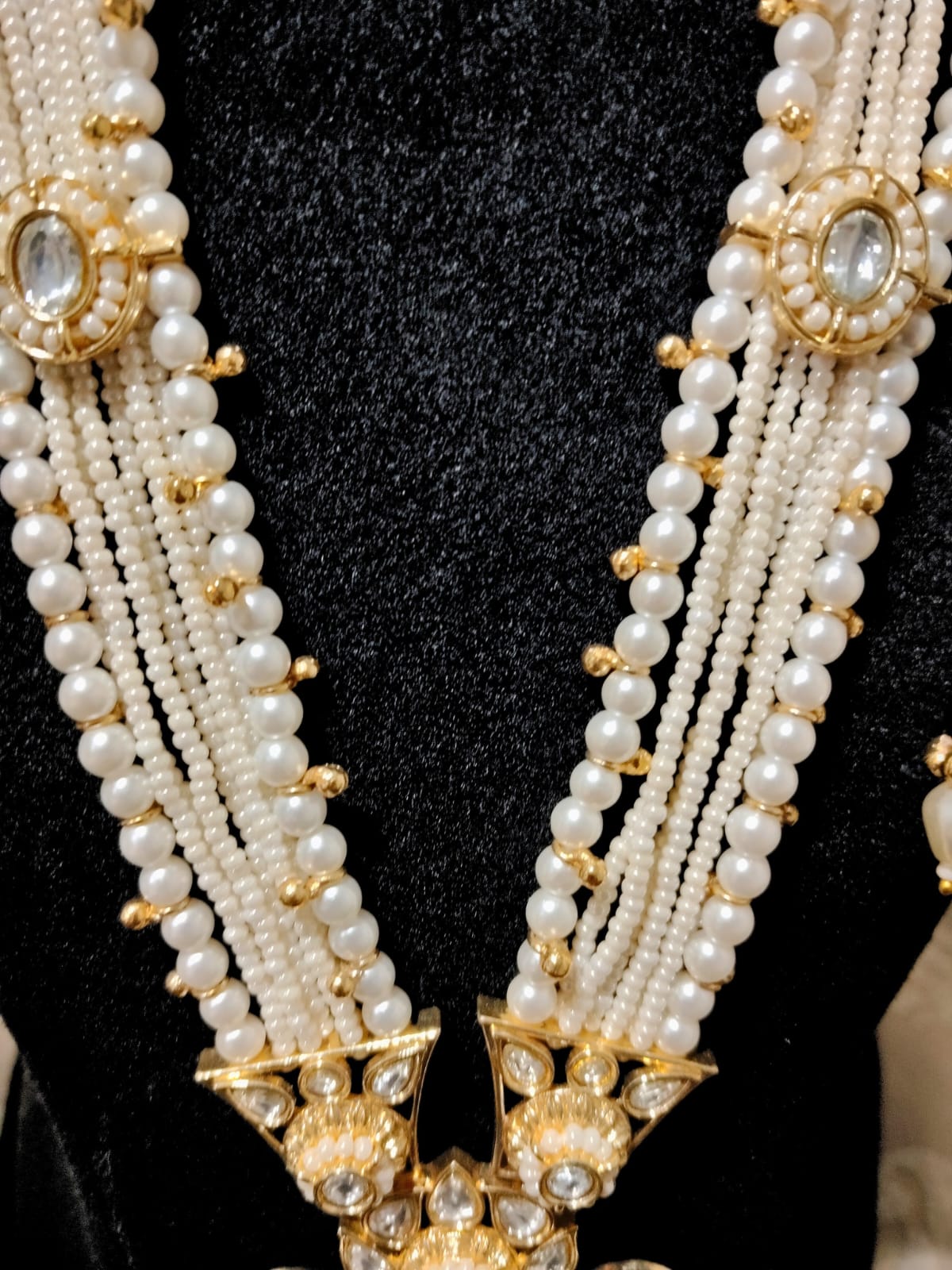 RAJWADI MEGHA PEARL NECKLACE SET - 60% OFF
