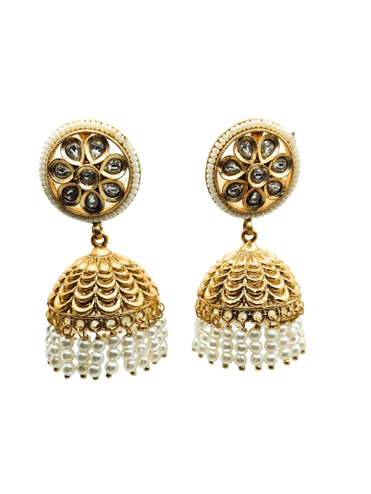 PEARL KALYANI RAJWADI JHUMKA - 55% OFF