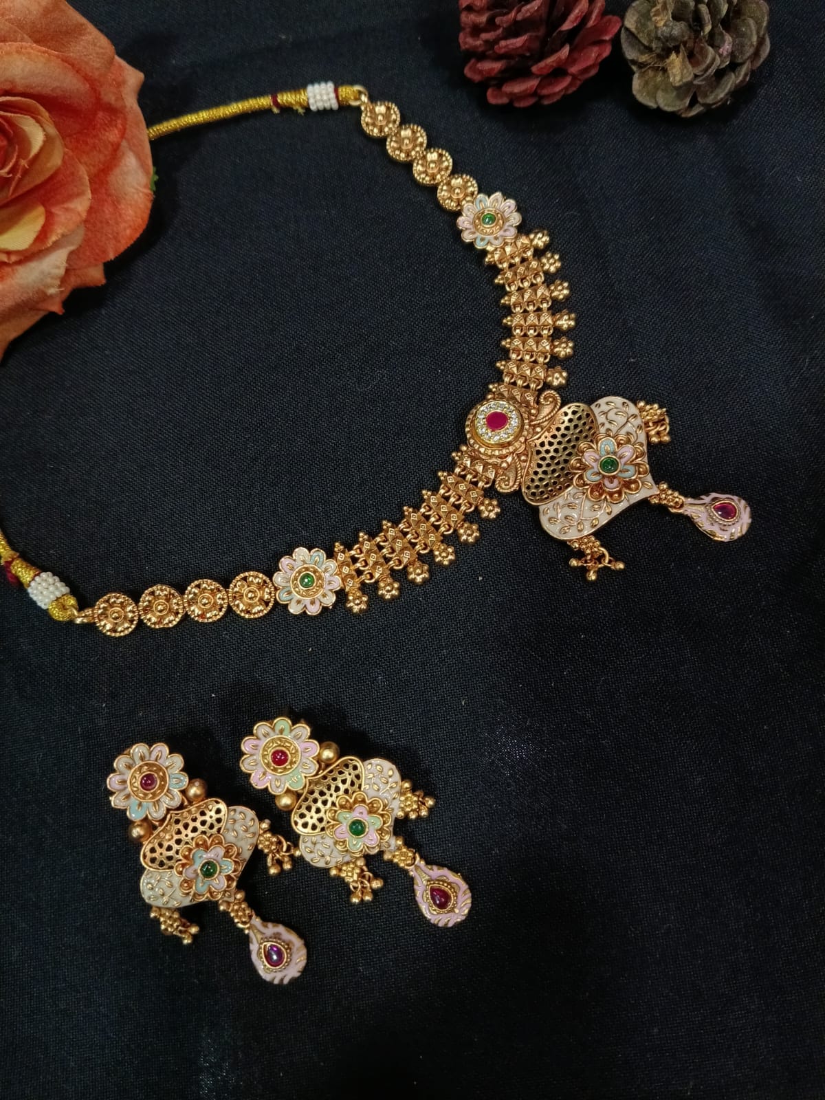 RAJWADI VANI NECKLACE - 55% OFF