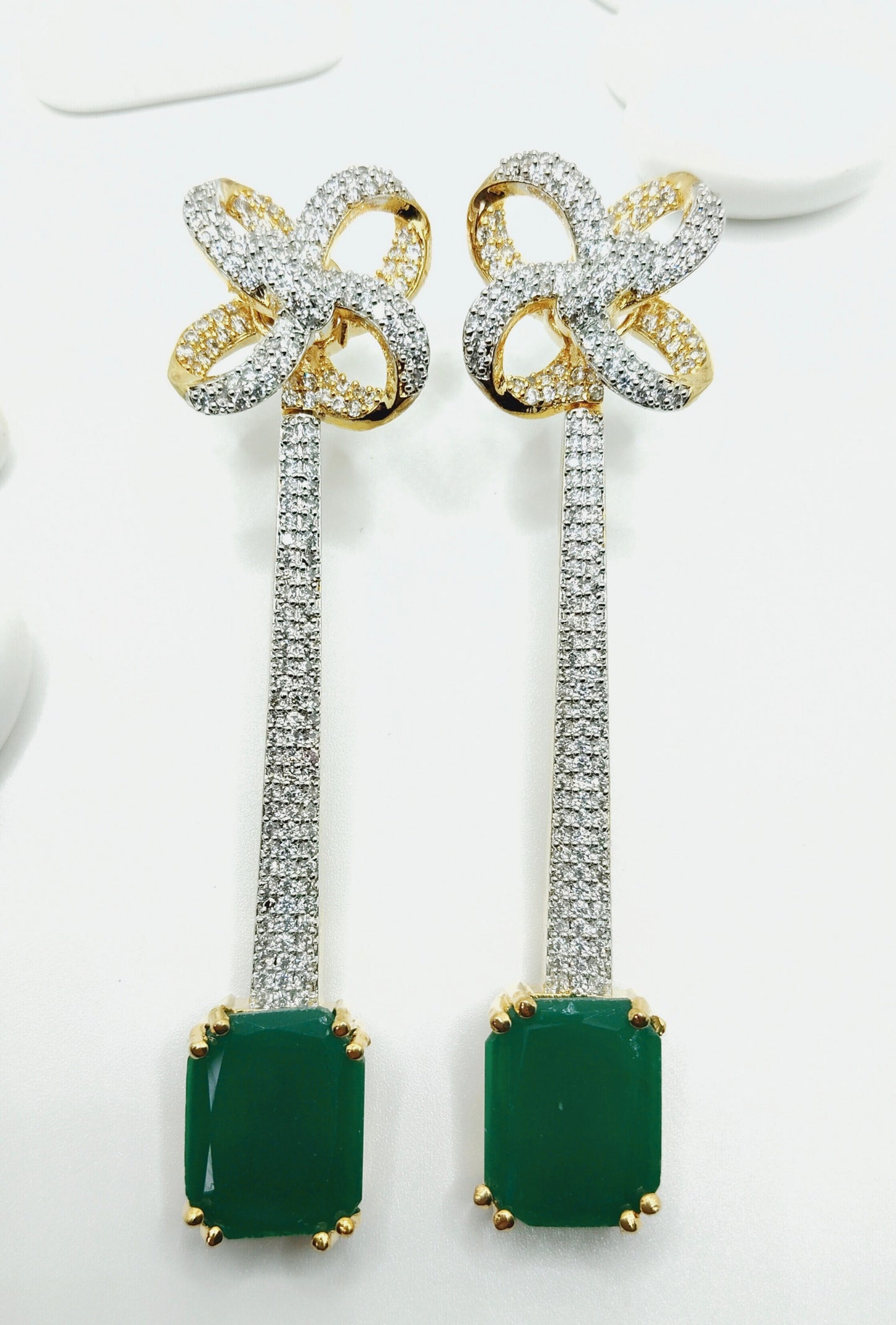 EMERALD JENNIFER AD EARRING - 55% off