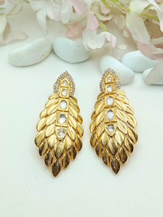 WHITE SUNAHRI AD EARRING - 60% OFF