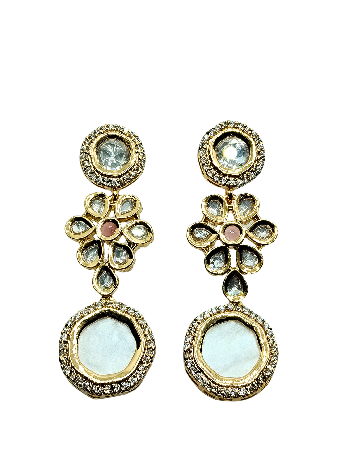 WHITE AVNI AD EARRING