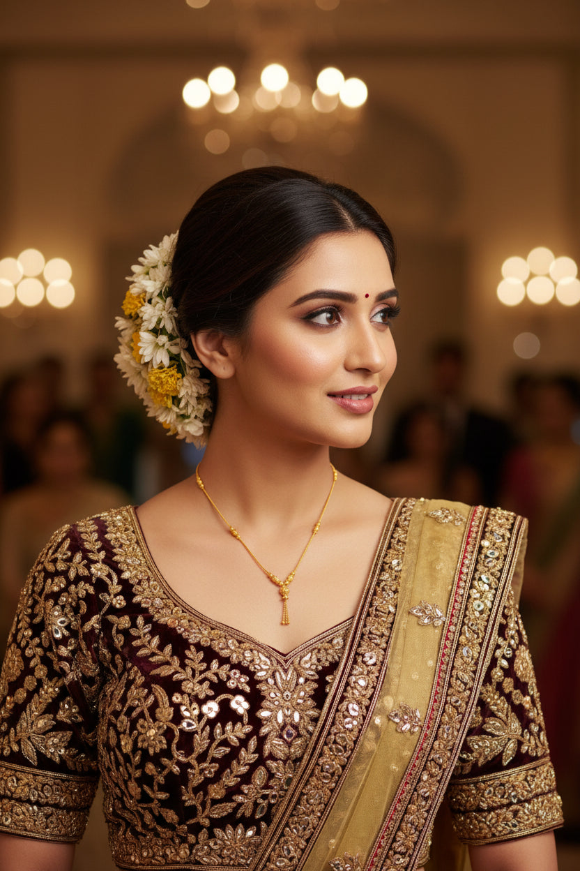 LAXMI GOLD PLATED BALL CHAIN