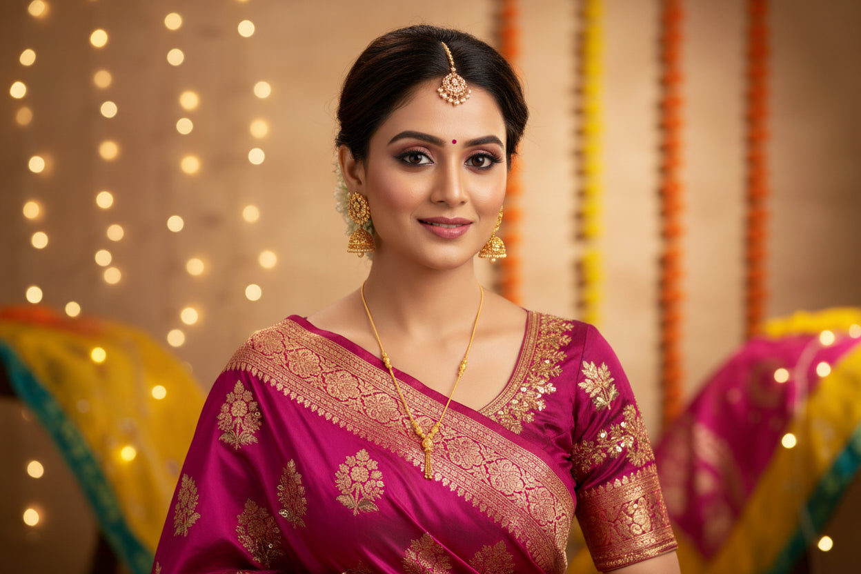 LAXMI GOLD PLATED BALL CHAIN