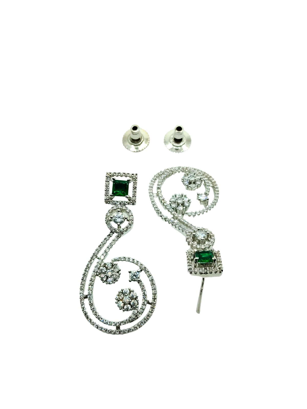 GREEN SAVI AD EARRING