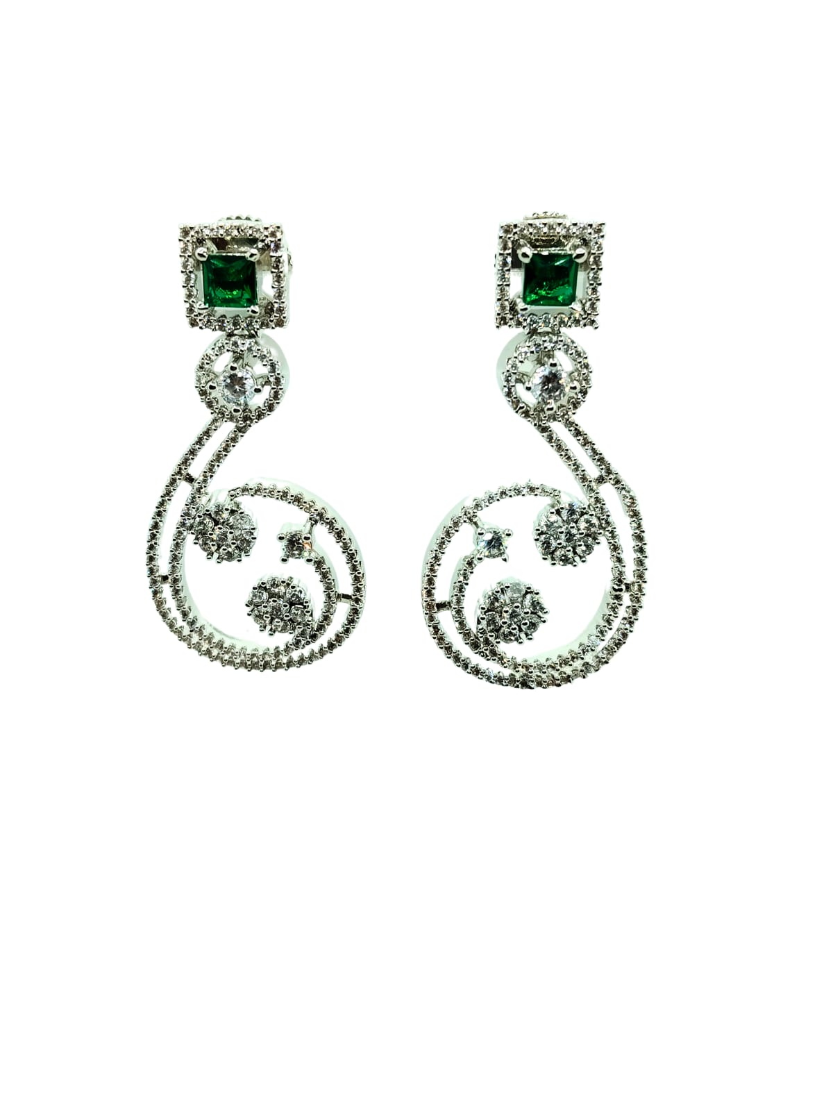 GREEN SAVI AD EARRING
