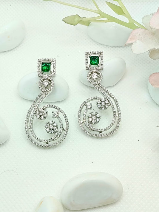 GREEN SAVI AD EARRING