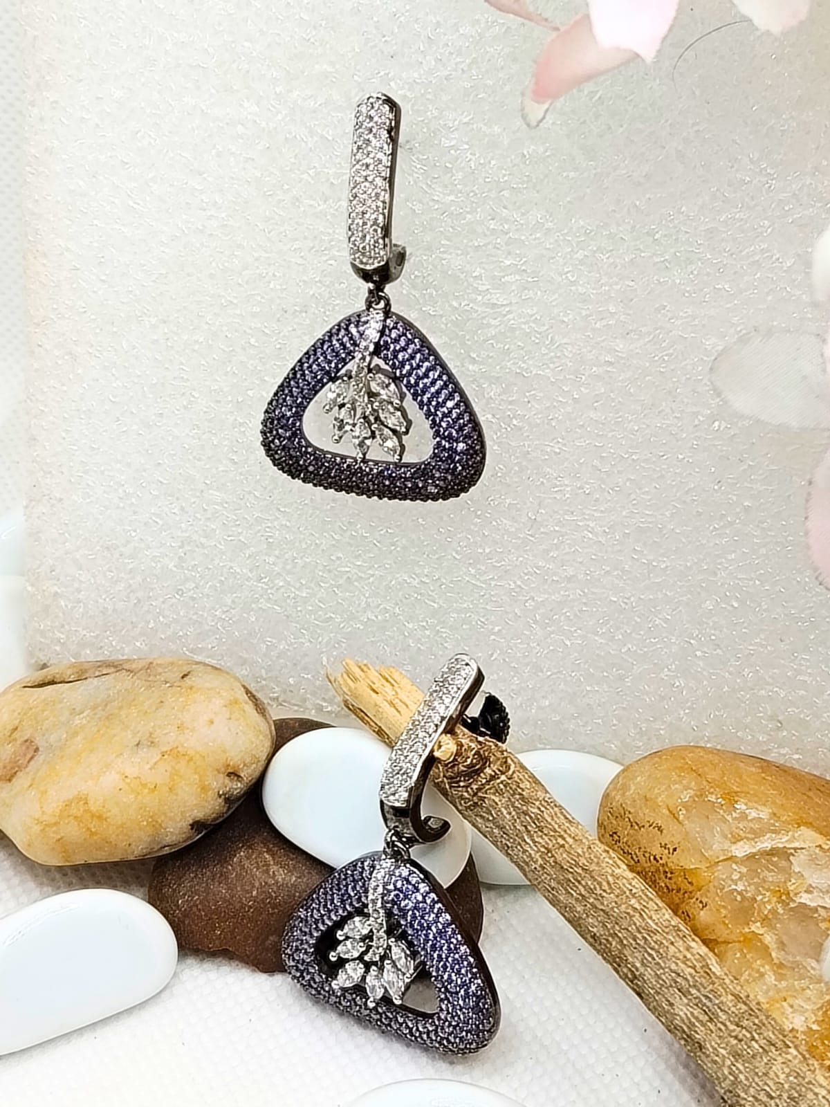 PURPLE AASHVI AD EARRING