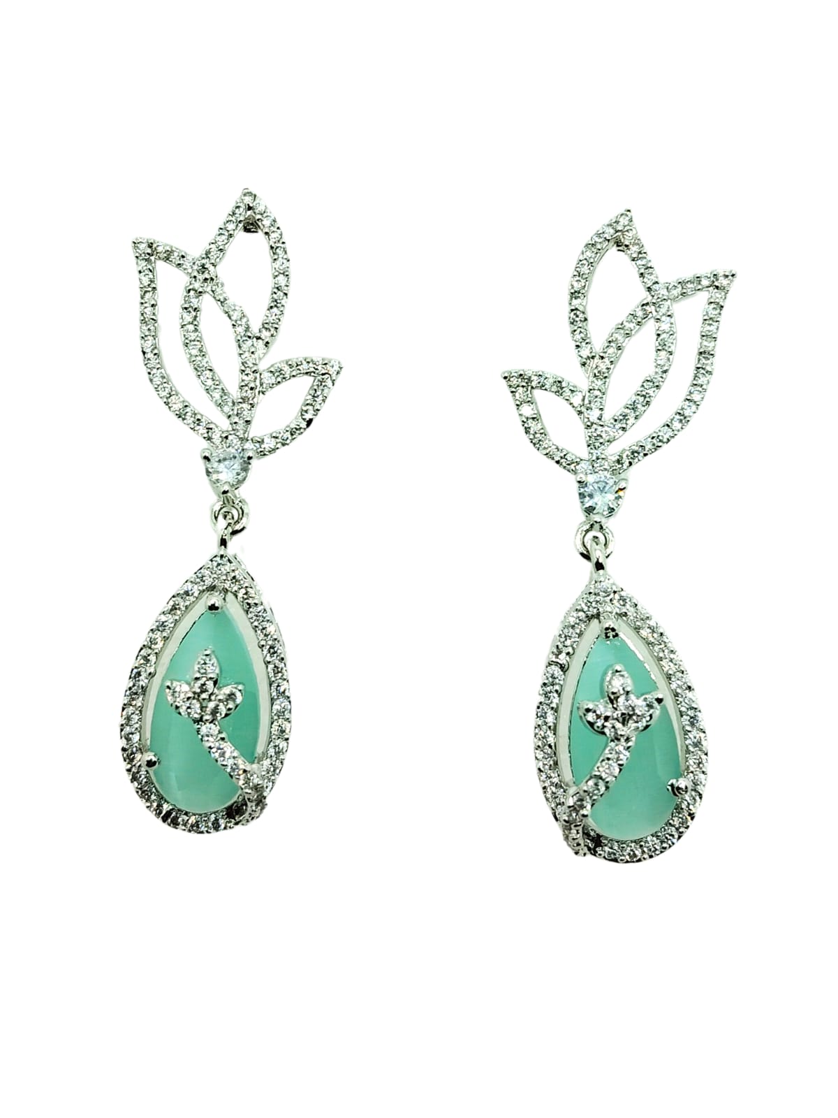 LIGHT GREEN AARON AD DANGLER - 55% OFF