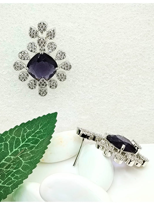 PURPLE ANGELE AD EARRING
