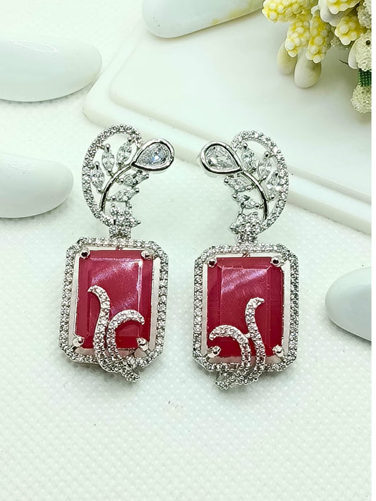 MAGENTA FIONA AD EARRING