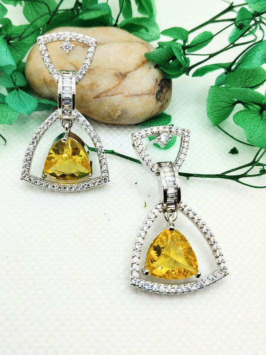 YELLOW ADITI AD EARRING