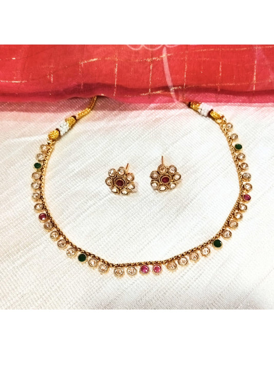 MULTI SALONI GOLD NECKLACE - 50% OFF