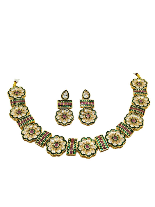 RUBY MIRA KUNDAN CHOKER -55% OFF