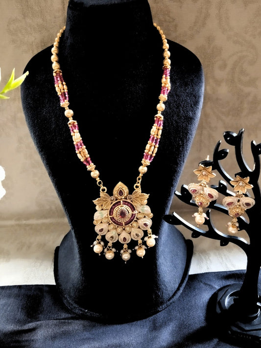RAJWADI AKIRA NECKLACE SET - 60% OFF