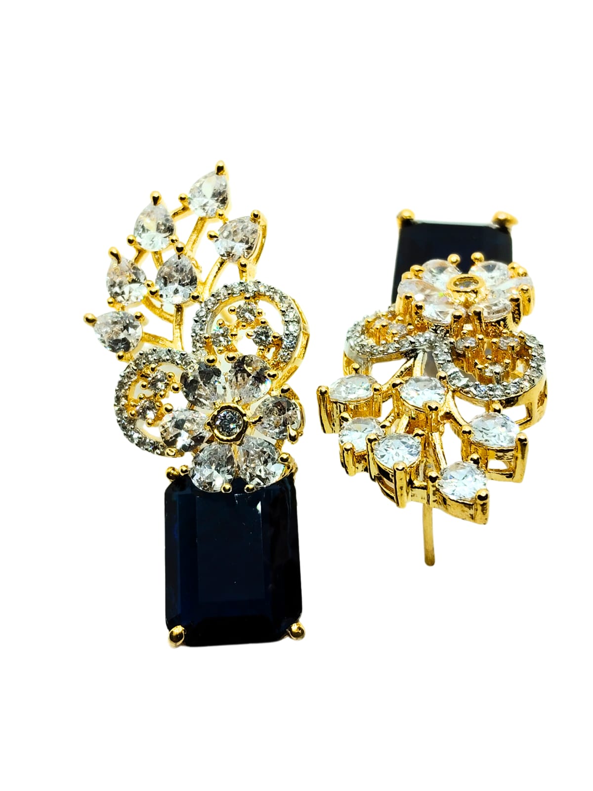 BLUE DIVYA AD EARRING