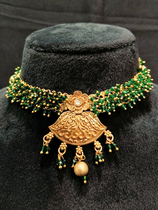 RAJWADI CHANDIKA NECKLACE - 55% OFF