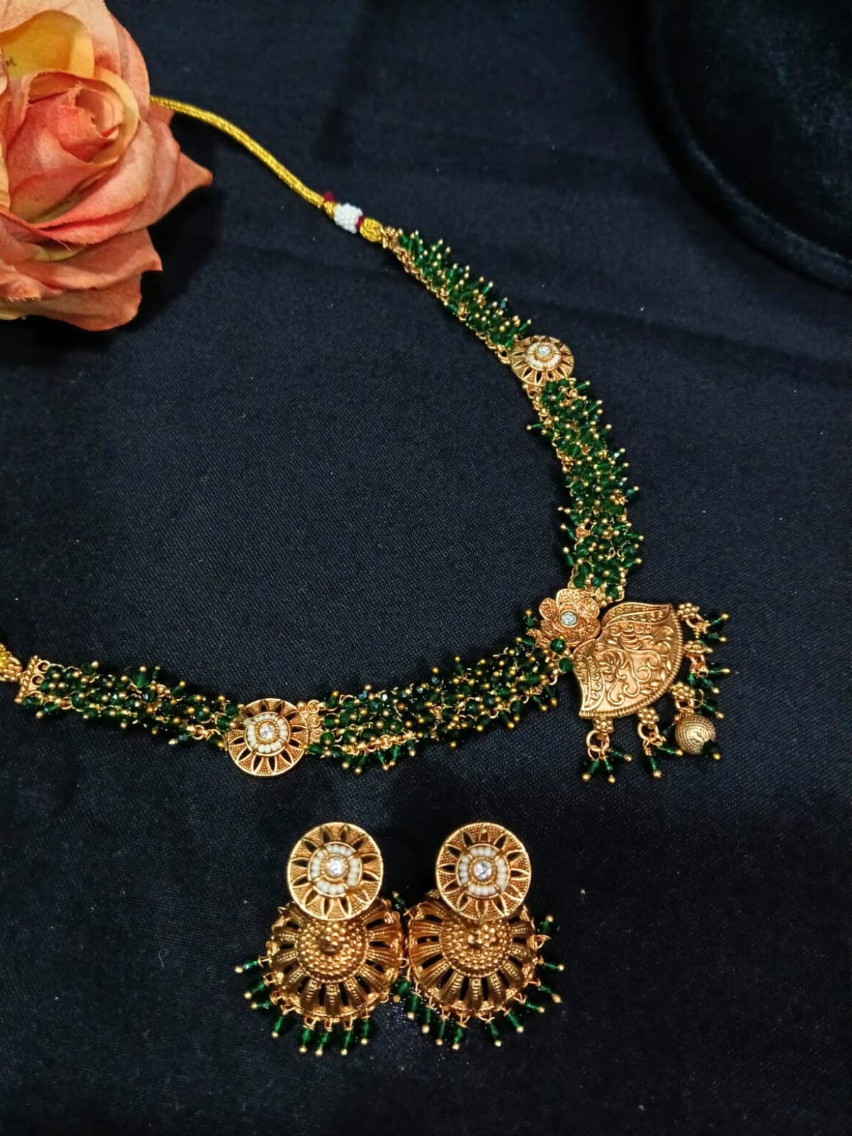 RAJWADI CHANDIKA NECKLACE - 55% OFF