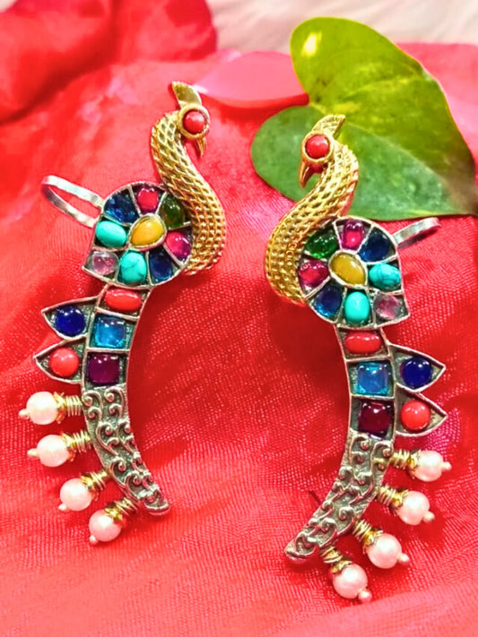 PAVO EAR CUFFS - 40% OFF