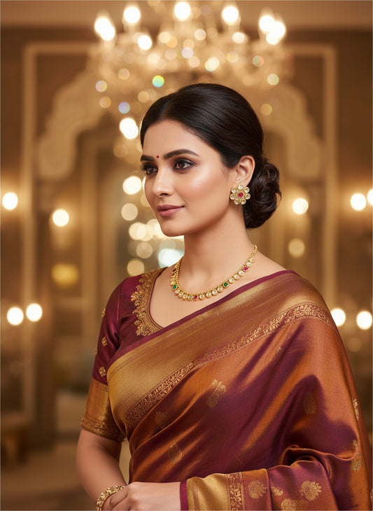 MULTI SALONI GOLD NECKLACE